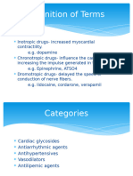 Cardiovascular Drugs and Nursing Responsibilities