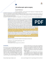 The benefit zone of full endoscopic spine surgery