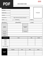 New Employment Application Form 24 V1