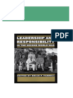 Download full Leadership and Responsibility in the Second World War 1st Edition Brian Farrell ebook all chapters