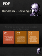 Durkheim – Sociologia  3 ano médio