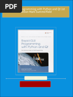 Instant Access to Rapid GUI Programming with Python and Qt 1st Edition Mark Summerfield ebook Full Chapters