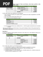 Partnership accounts revised questions important