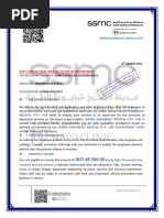 OFFER LETTER AND CONTRACT AGREEMENT FROM SSMC-1