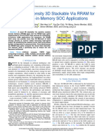 A New High Density 3D Stackable via RRAM for Computing-In-Memory SOC Applications