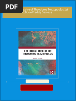 Download ebooks file The Ritual Theatre of Theodoros Terzopoulos 1st Edition Freddy Decreus all chapters