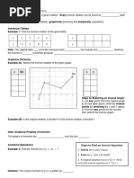 1. Notes Topic 2.8 Inverse Functions