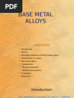 Base Metal Alloys Cl ^0 Props