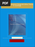 Full download Organization Development Change 9th Edition Thomas G. Cummings pdf docx