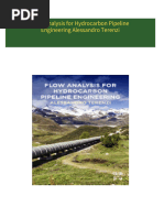 Download Full Flow Analysis for Hydrocarbon Pipeline Engineering Alessandro Terenzi PDF All Chapters