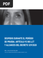 Revista2020-Despidos Durante El Periodo de Prueba Articulo 92 Bis LCT y Alcances Del Decreto 329-2020-Pag.206-219