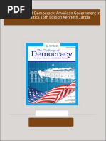 The Challenge of Democracy: American Government in Global Politics 15th Edition Kenneth Janda All Chapters Instant Download