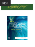 [FREE PDF sample] AACN Core Curriculum for Progressive and Critical Care Nursing, 8e (May 19, 2022)_(0323778089)_(Elsevier) Aacn ebooks