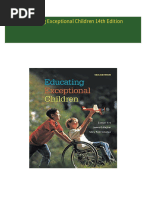 Download ebooks file Educating Exceptional Children 14th Edition all chapters