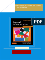 Instant download Law and Administration Law in Context 3rd Edition Carol Harlow pdf all chapter