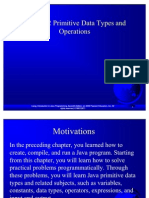 Chapter 2 Primitive Data Types and Operations