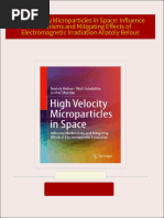 Where can buy High Velocity Microparticles in Space: Influence Mechanisms and Mitigating Effects of Electromagnetic Irradiation Anatoly Belous ebook with cheap price