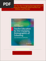 Teacher Education for the Changing Demographics of Schooling Issues for Research and Practice 1st Edition Lani Florian 2024 Scribd Download