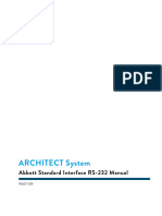 91407-109 ARCHITECT System Abbott Standard Interface RS232 Manual