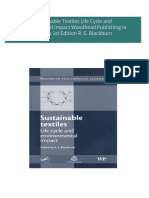 Download Sustainable Textiles Life Cycle and Environmental Impact Woodhead Publishing in Textiles 1st Edition R. S. Blackburn ebook All Chapters PDF