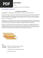 MP EM Ass 8: Capacitance