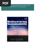 Rediscovering Sustainability Economics of the Finite Earth A. R. G. Heesterman 2024 Scribd Download