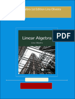 Full download Linear Algebra 1st Edition Lina Oliveira pdf docx