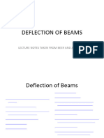 Beam Deflection