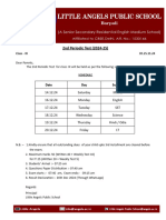 Class IX (2nd Periodic Test Programme & Syllabus)