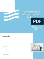 Planejamento e Organização do Trabalho