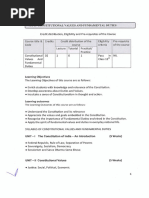 Constitutional Values and Fundamental Duties