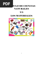 MÓDULO DE CIENCIAS NATURALES - Los materiales