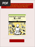 Machine Learning Q and AI: 30 Essential Questions and Answers on Machine Learning and AI 1 / converted Edition Sebastian Raschka download pdf