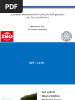 Standards Development Process for Refrigerators and Air-conditioners (28 Nov 2024)