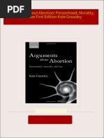 [FREE PDF sample] Arguments about Abortion: Personhood, Morality, and Law First Edition Kate Greasley ebooks