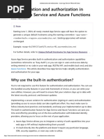 Authentication and authorization - Azure App Service _ Microsoft Learn