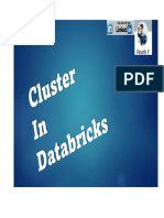 Cluster in Databricks