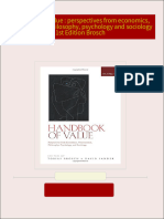 Buy ebook Handbook of value : perspectives from economics, neuroscience, philosophy, psychology and sociology 1st Edition Brosch cheap price