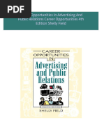 Download Full Career Opportunities In Advertising And Public Relations Career Opportunities 4th Edition Shelly Field PDF All Chapters