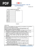 CMA Inter Law Test Suggested Answer_Dec 2024