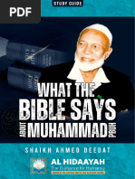 What the Bible Says About Muhammad Pbuh Study Guide