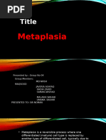 Presentation Pathology Metaplasia-1