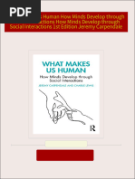 [FREE PDF sample] What Makes Us Human How Minds Develop through Social Interactions How Minds Develop through Social Interactions 1st Edition Jeremy Carpendale ebooks