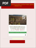 Download Full Environmental Communication and the Public Sphere J. Robert Cox PDF All Chapters