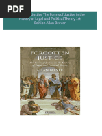 Full Download Forgotten Justice The Forms of Justice in the History of Legal and Political Theory 1st Edition Allan Beever PDF DOCX