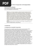 Review Paper _ Hydrogen Fuel Cells for Transportation_ an Emerging Solution