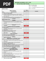 SafetyAudit Checklist 1