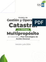 Modelo Gestión catastral y Plan Decenal_ Julio 2024