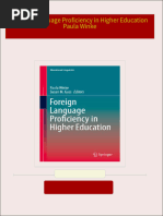 Foreign Language Proficiency in Higher Education Paula Winke All Chapters Instant Download