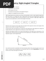 Trigonometry- Right-Angled Triangles